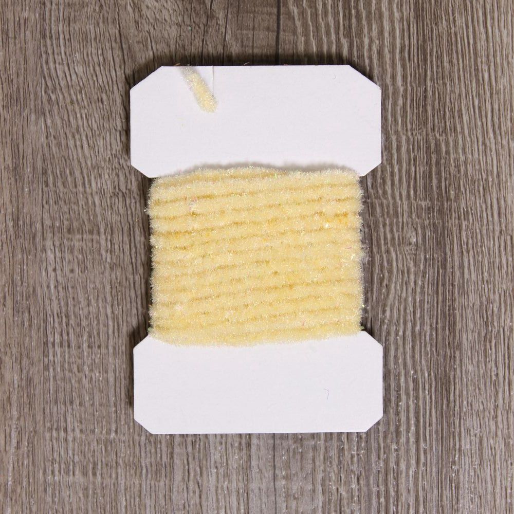 WOOLY BUGGER ANTRON CHENILLE, SIZE &amp; COLOR: MEDIUM CREAM