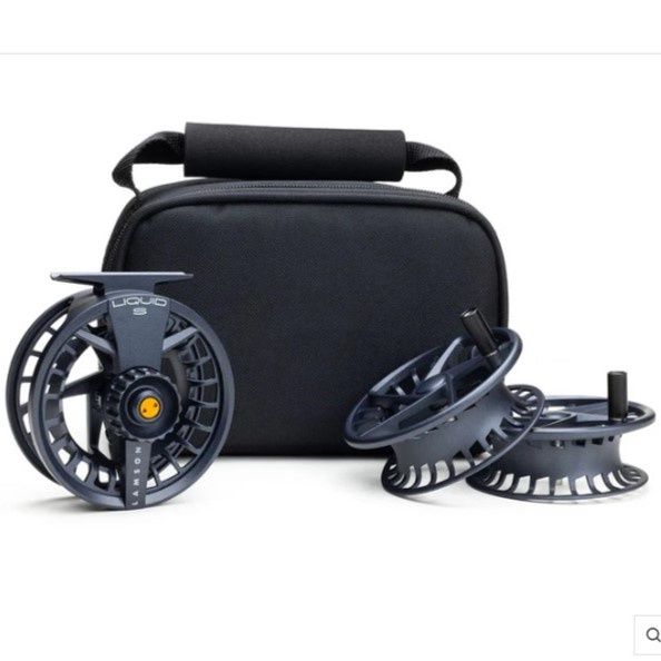 LAMSON LIQUID S 3-PACK REEL, Color: DAY BREAK, Size: -5+