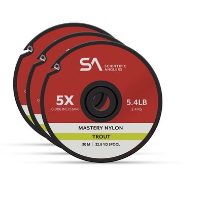 SA MASTERY TROUT TIPPET ASSORTMENT 3X,4X,5X