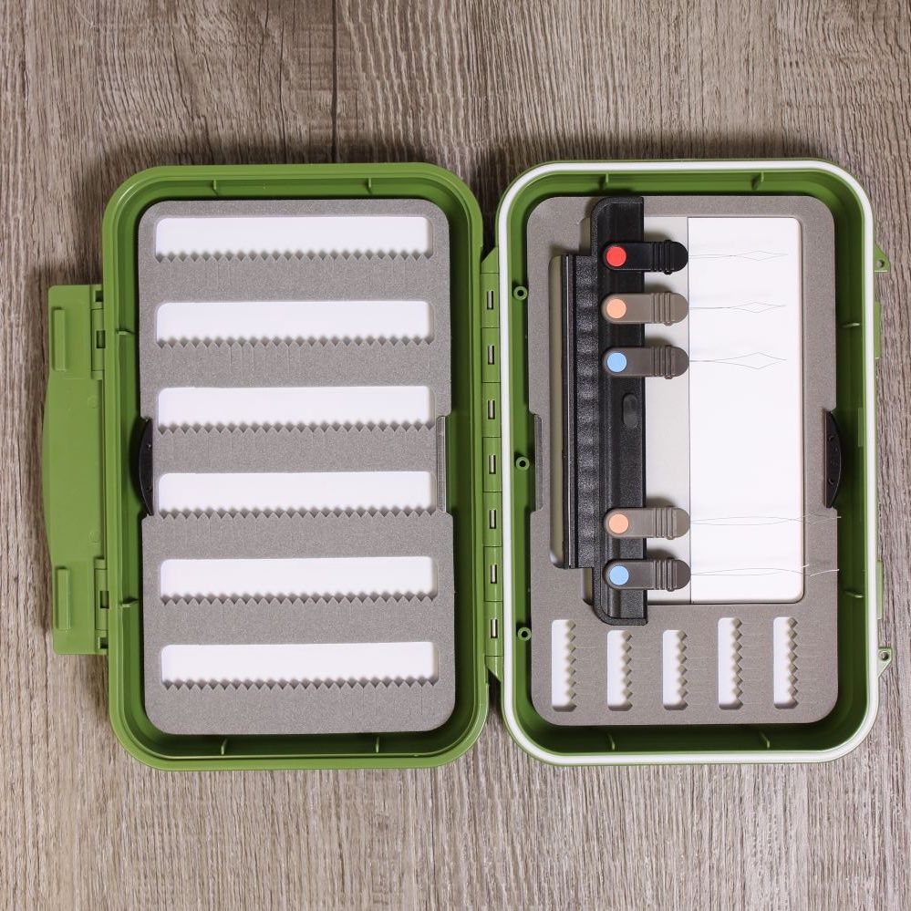 C&amp;F THREADER BOX, Color: OLIVE, TYPE: ROW FOAM &amp; THREADER