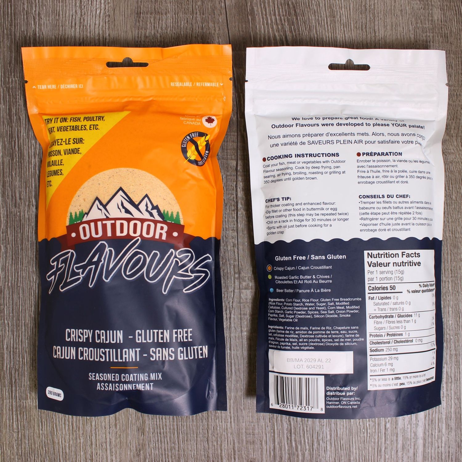 GF SEASONED COATINGS, FLAVOR: CRISPY CAJUN