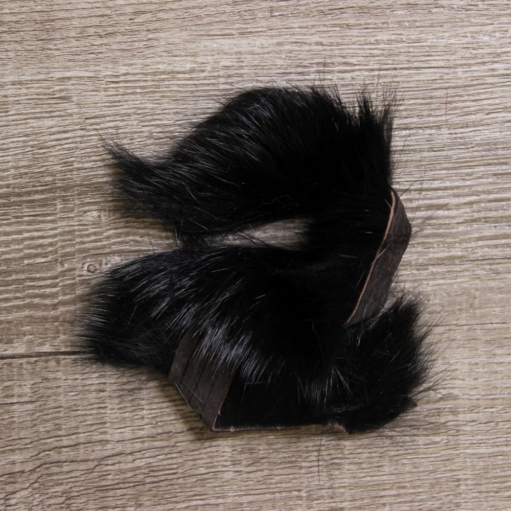 HARELINE CROSSCUT RABBIT STRIPS, Color: BLACK