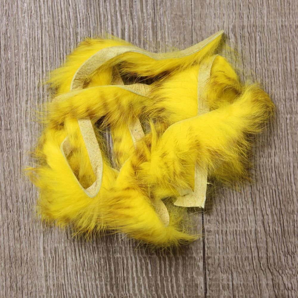 HARELINE MAGNUM BARRED RABBIT STRIPS, Color: BROWN BARRED YELLOW