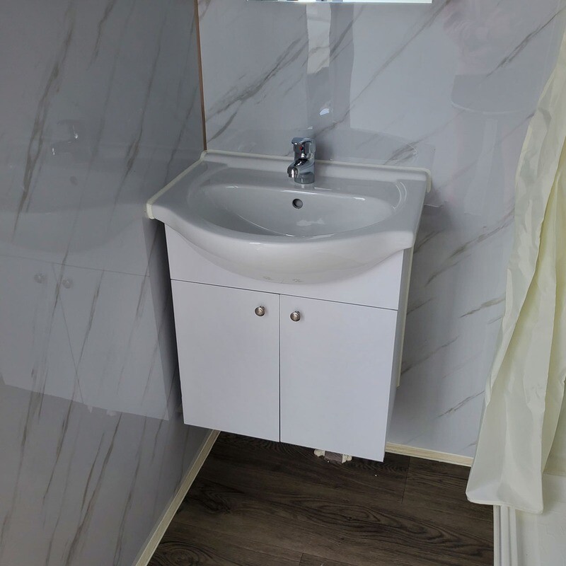 Portable Bathroom Unit - Toilet, Shower &amp; Vanity L