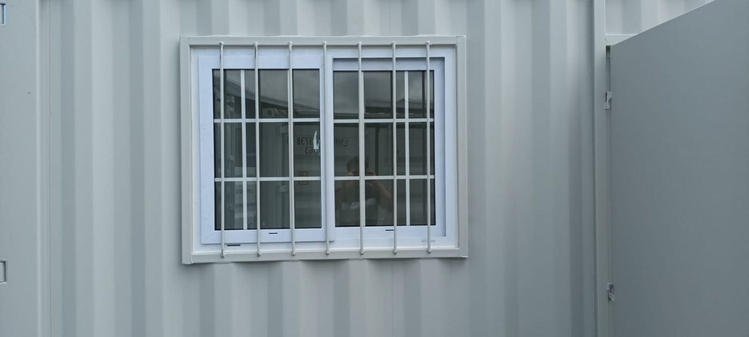 New 12ft Shipping Container  - door and window