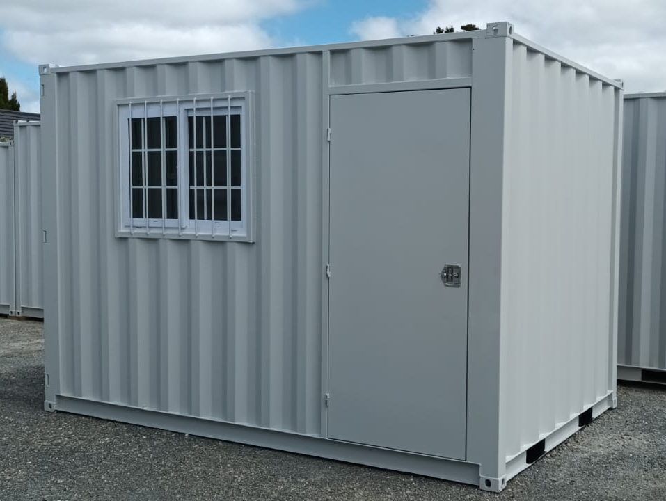New 12ft Shipping Container  - door and window