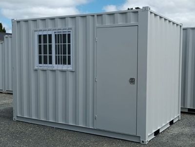 New 12ft Shipping Container  - door and window
