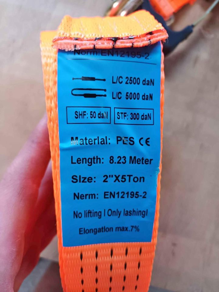 Ratchet Strap 5T 8m