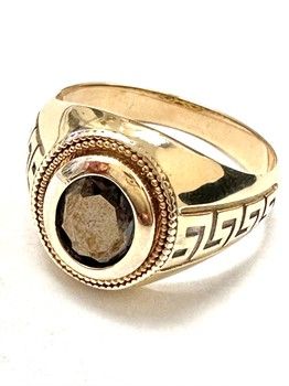 Men&#39;s rings Brown design Versc.14K Gold