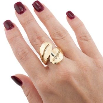Ring 14K. Duo Petals