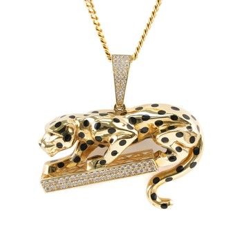 Medalla Leopardo Oro14k