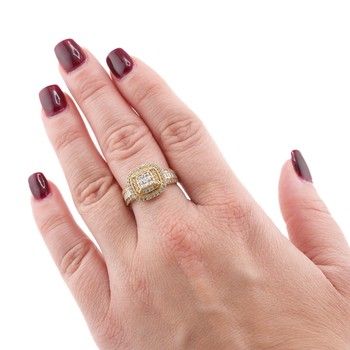 Ring 10K SQR Zirc