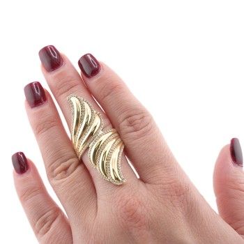Anillo Alas Zirc. 14K