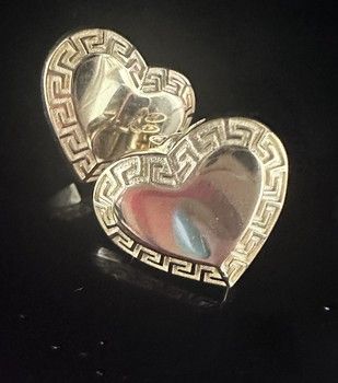 Aretes Dama Corazon Versac Oro14k
