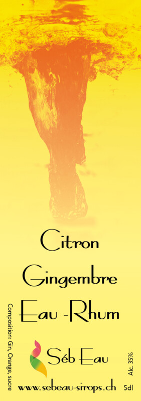 Citron Gingembre Eau Rhum