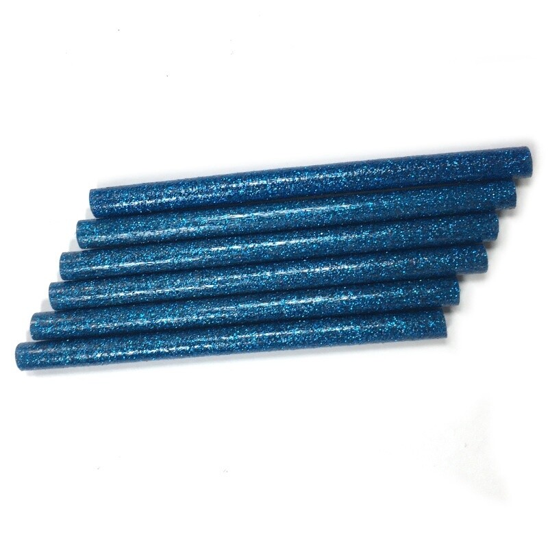 glitter hot glue sticks, Color: Blue