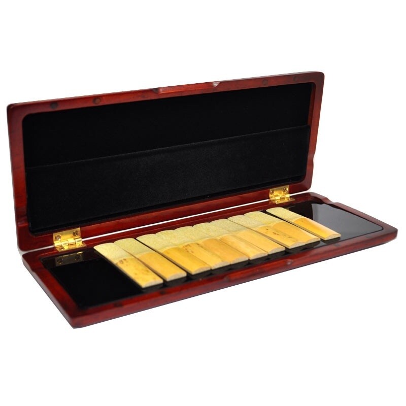 Rigotti clarinet reed case, Color: Dark Brown