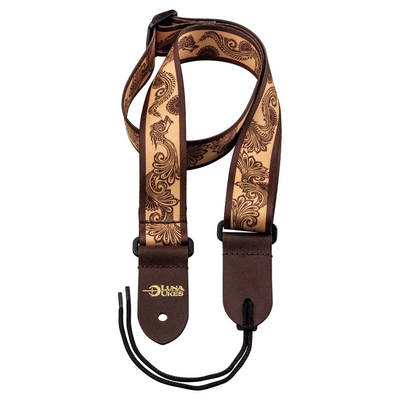 Henna Dragon Ukulele Strap