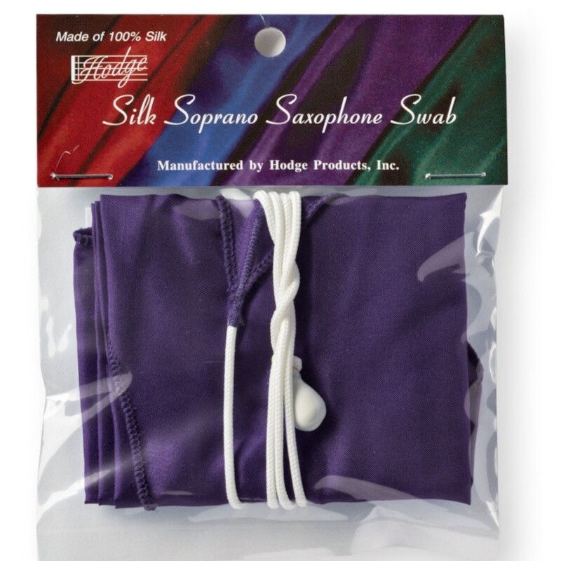 Hodge silk soprano sax swab, Color: Purple