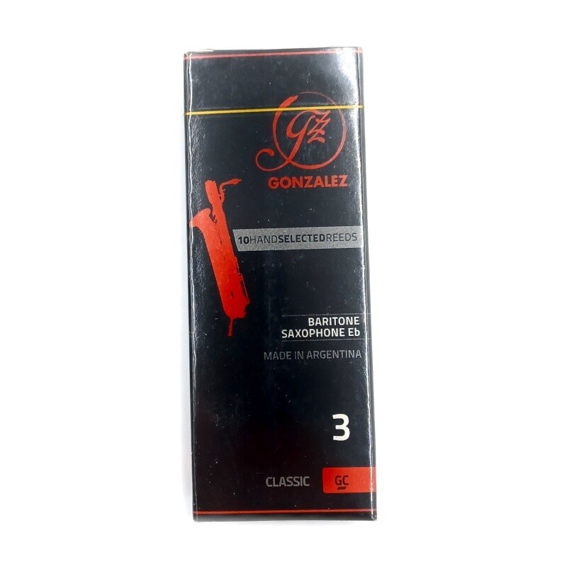 Gonzalez Classic Baritone Saxophone Reeds, Finish: 2.5