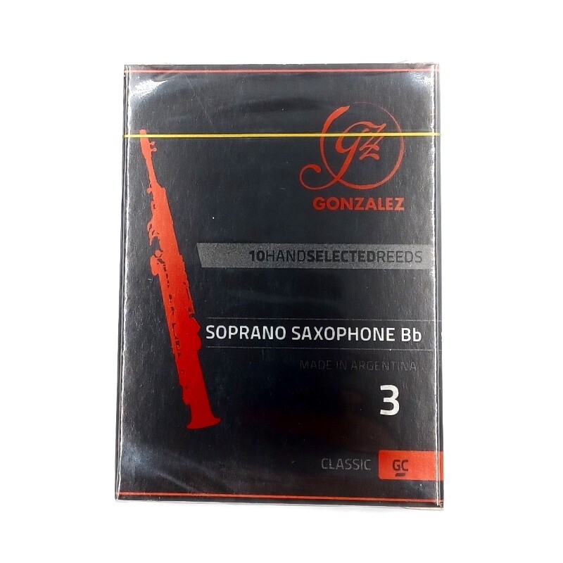 Gonzalez Classic Soprano Saxophone Reeds, Finish: 2.5