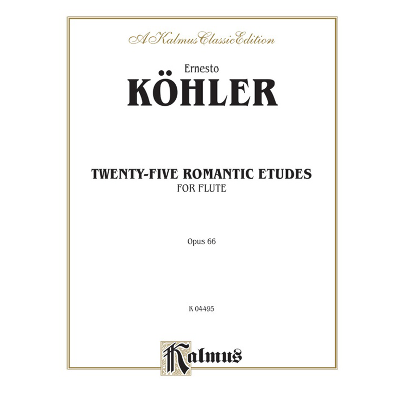 Kohler Twenty-Five Romantic Etudes for Flute