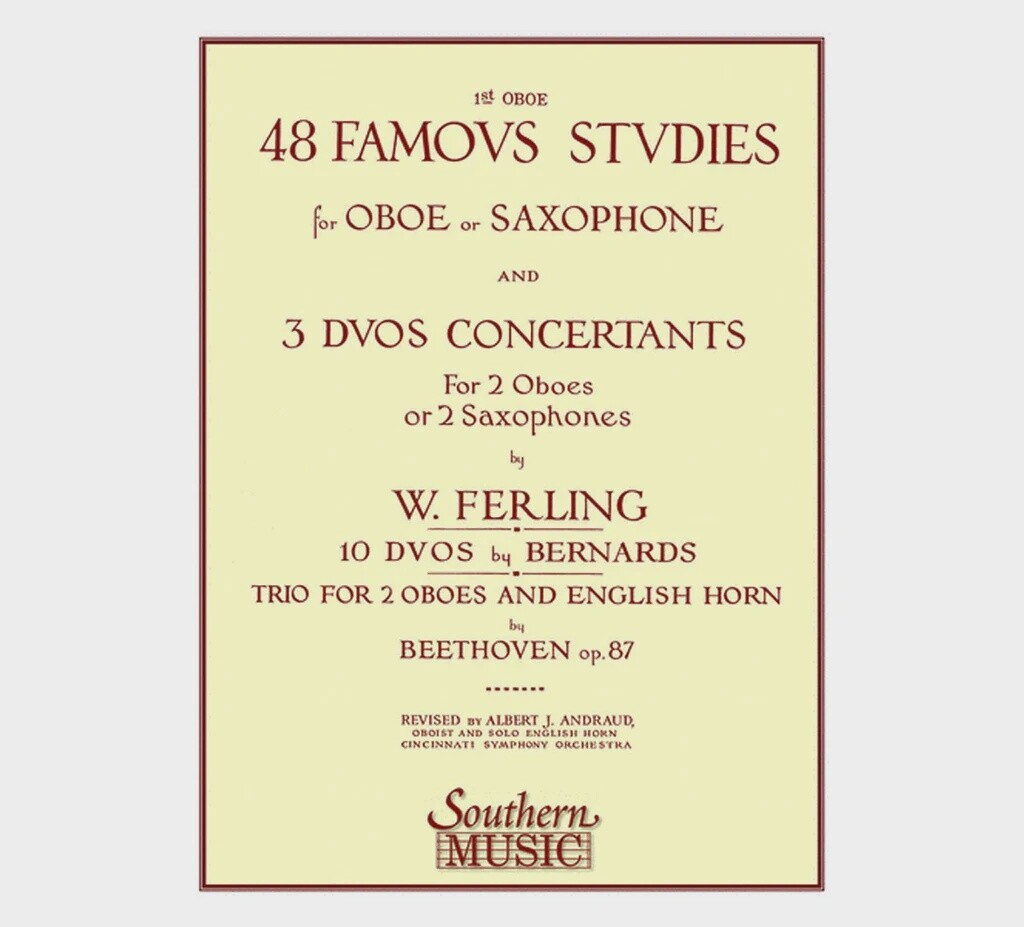 Ferling 48 Famous Studies for Oboe or Saxophone