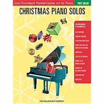 Christmas Piano Solos First Grade Johns Thompson