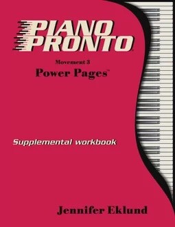 Piano Pronto Movement 3 Power Pages