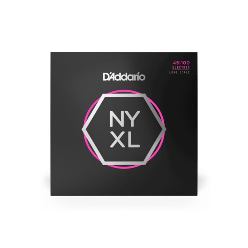 D'Addario NYXL Long Scale Bass Strings, Gauge: Regular Light 45-100