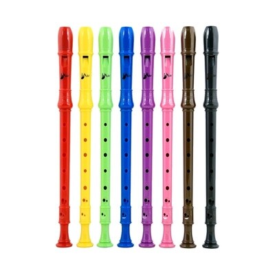 8 1st Note Recorders of different colors