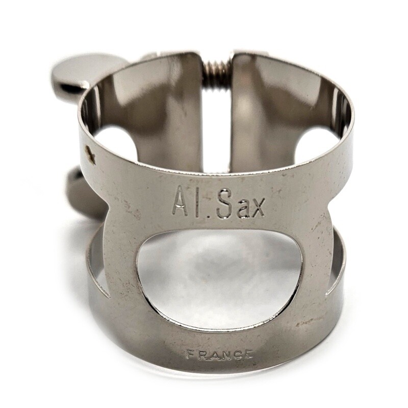 Rigotti Nickel Plated Saxophone Ligature, Size: Alto