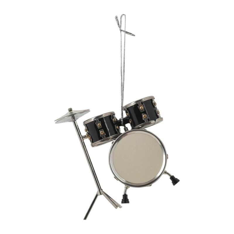 Broadway Gifts Black Drum Set Ornament