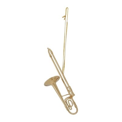 Broadway Gifts Gold Trombone Ornament