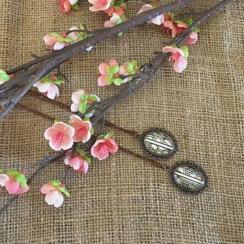 Sheet Music Necklace - Vintage Bronze