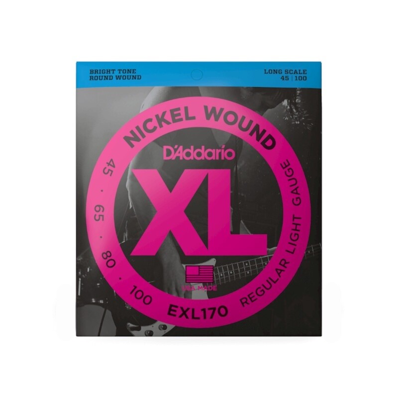 D'Addario XL Long Scale Nickel Bass Strings