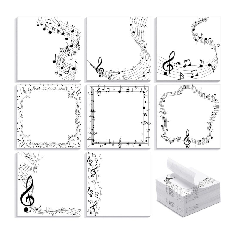 Music Themed Sticky Notes