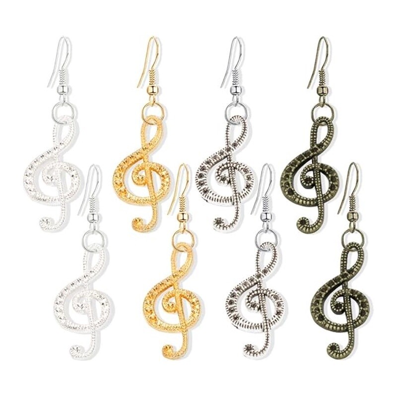 Treble Clef Earrings