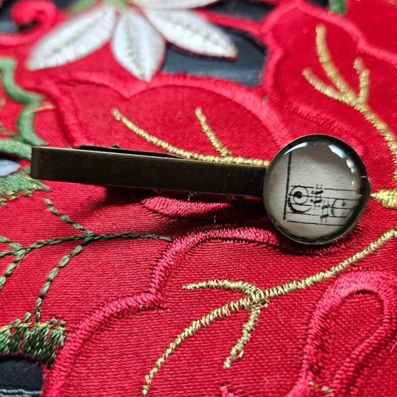 Sheet Music Tie Clip
