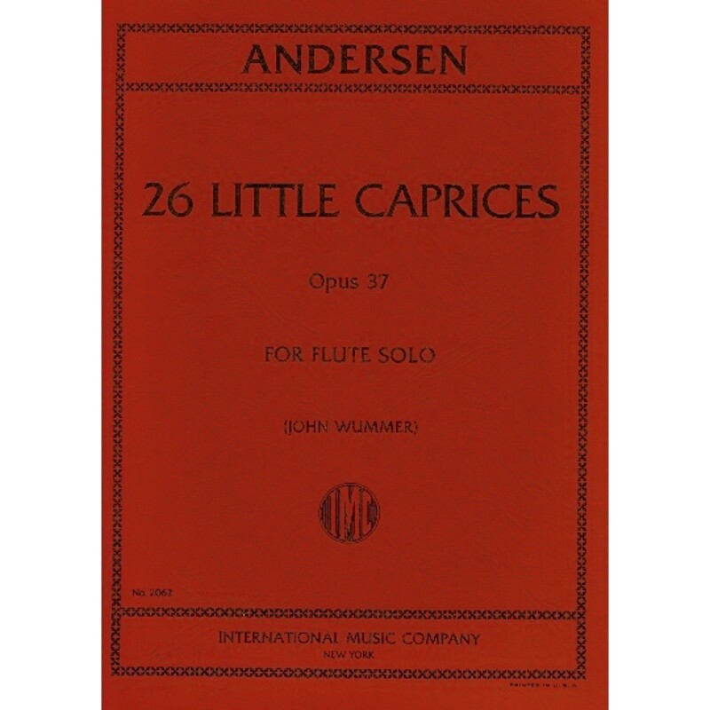 Andersen 26 Little Caprices for Flute Solo Op. 37