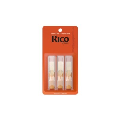 Rico 3 Pack Soprano Sax Reeds