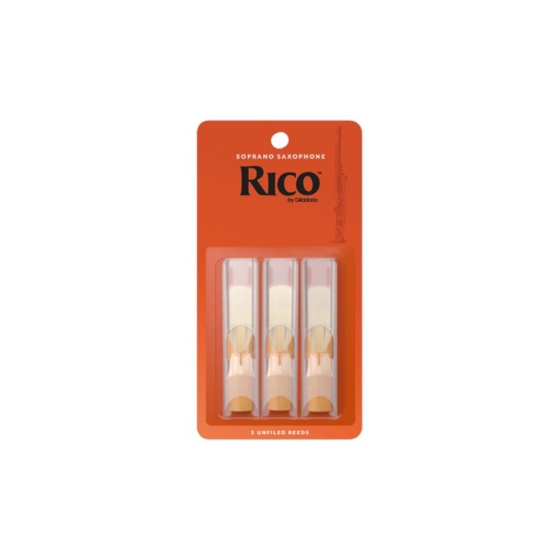 Rico 3 Pack Soprano Sax Reeds