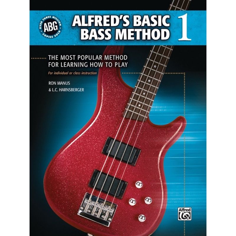 Front Cover of Alfred's Basic Bass Method Book 1