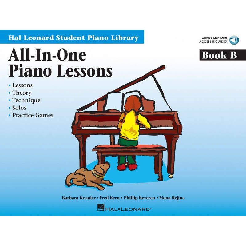 All-in-One Piano Lessons Book B