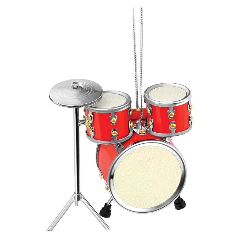 Broadway Gifts Red Drum Set Ornament