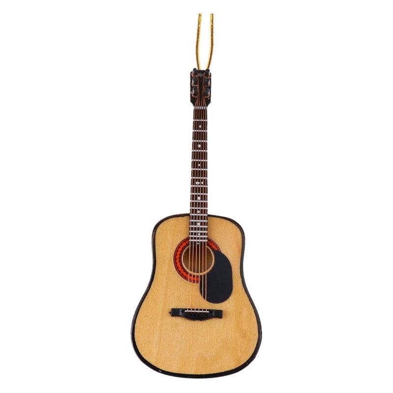 Broadway Gifts Brown Acousti Guitar with Pickguard Ornament