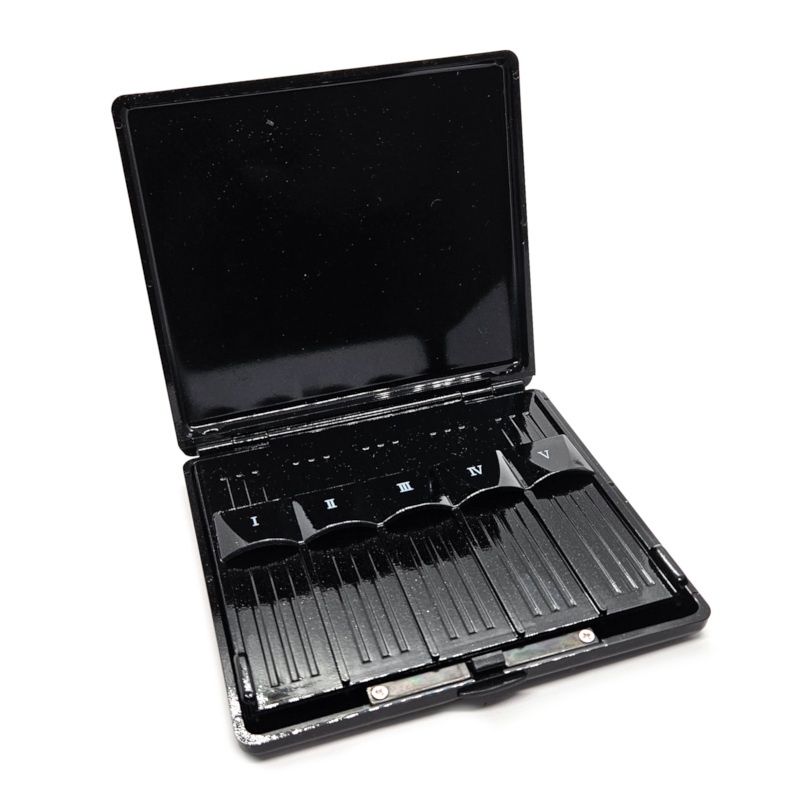 Rigotti Plastic Saxophone Reed Case Rigotti Plastic Saxophone Reed Case, Color: Black