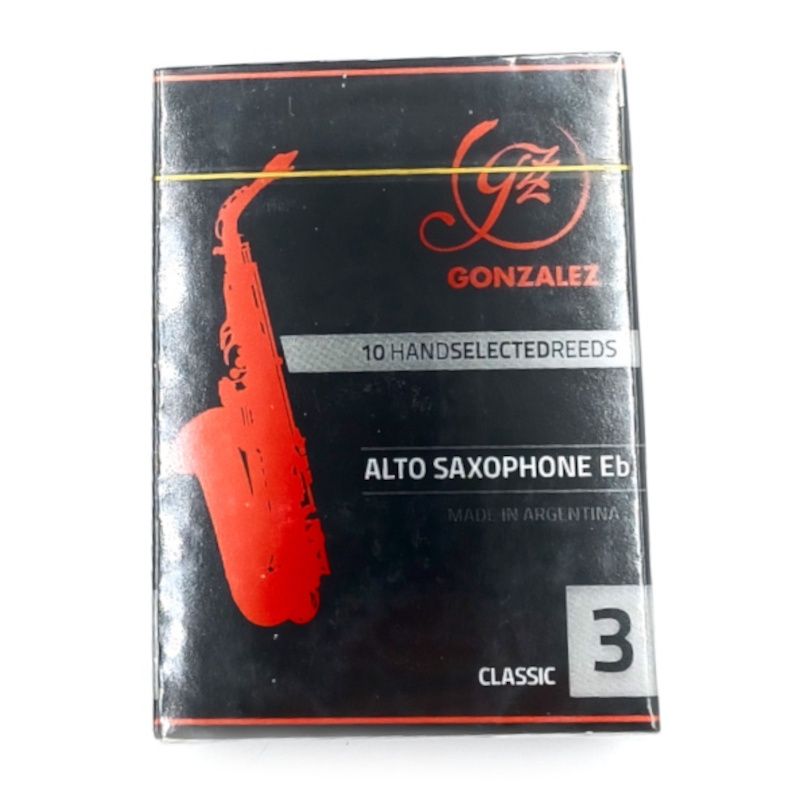 Gonzalez Classic Alto Saxophone Reeds Gonzalez Classic Alto Saxophone Reeds, Finish: 2.5