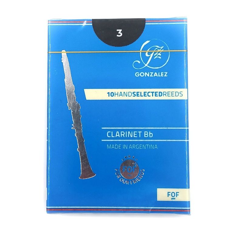 Gonzalez FOF Clarinet Reeds Gonzalez FOF Clarinet Reeds, Finish: 2.75