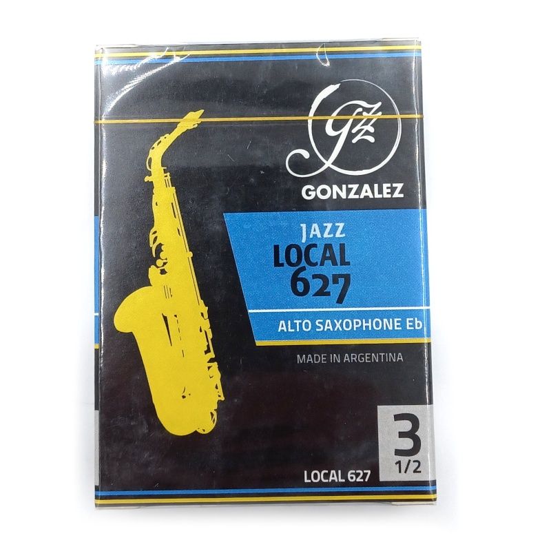 Gonzalez Jazz Local 627 Alto Saxophone Reeds Gonzalez Jazz Local 627 Alto Saxophone Reeds, Finish: 2